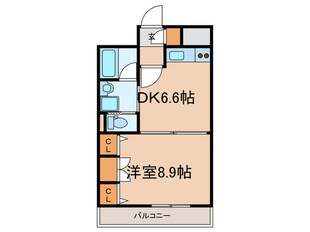 コスモス小倉駅前Ⅱの物件間取画像